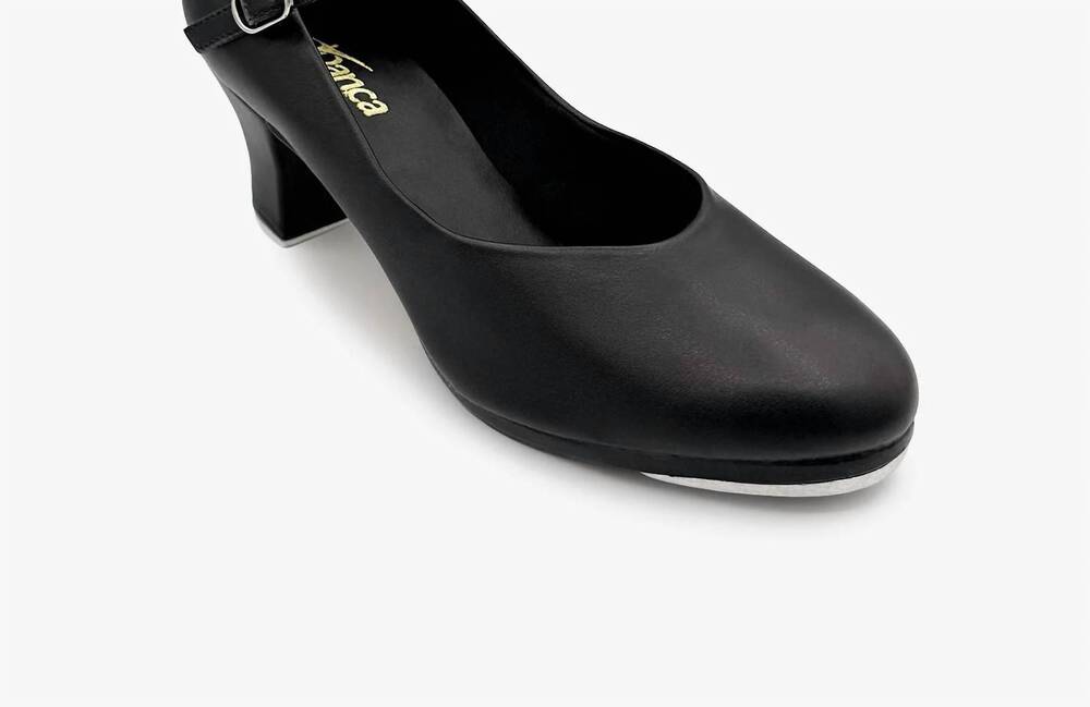 NEW SO DANCA women's tiffany 2” heel tap performance shoe in black